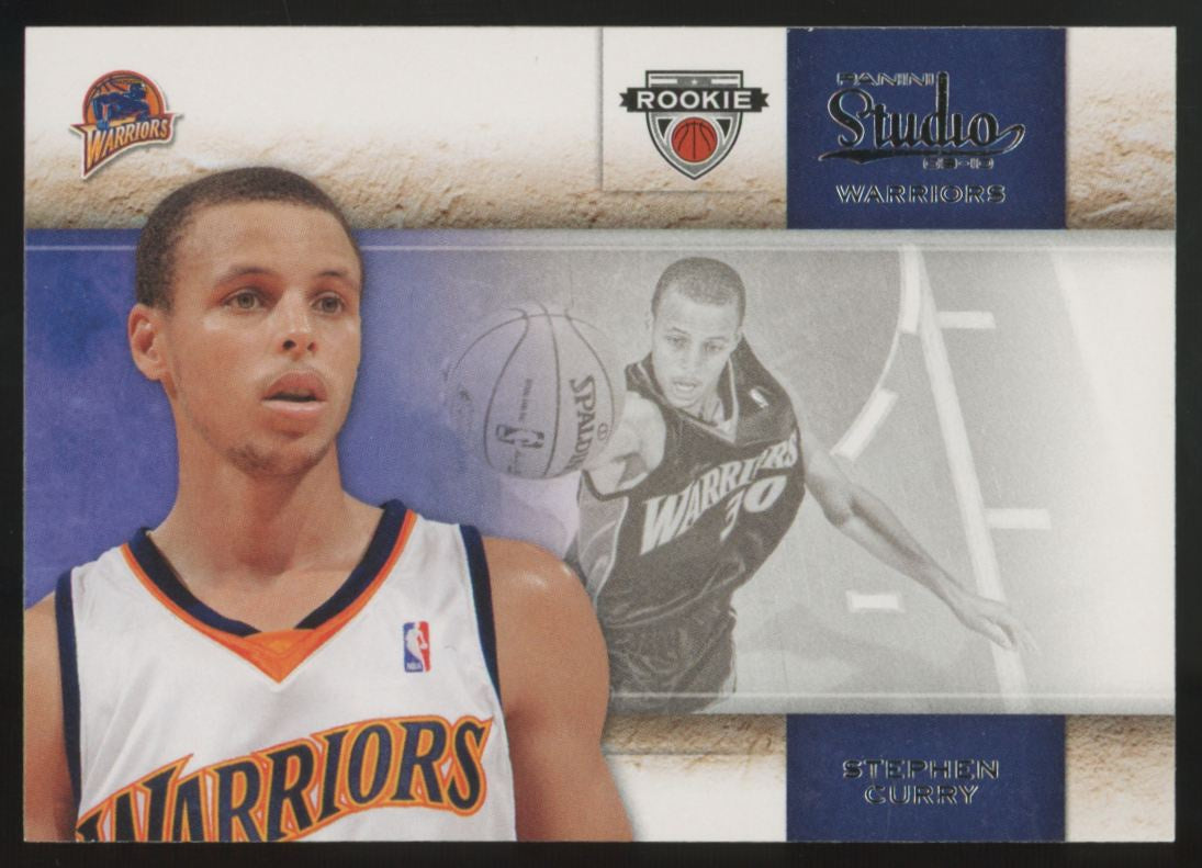 2009-10 Panini Studio Stephen Curry RC #129