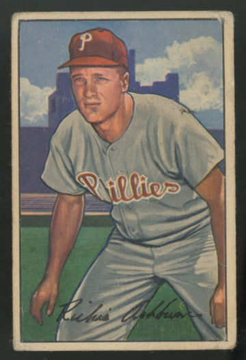 1952 Bowman Richie Ashburn Picture Card #53 Good "A"