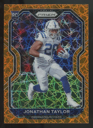 2020 Panini Prizm Jonathan Taylor RC Orange Lazer #332