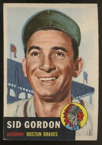 1953 Topps Sid Gordon #117 VG/EX