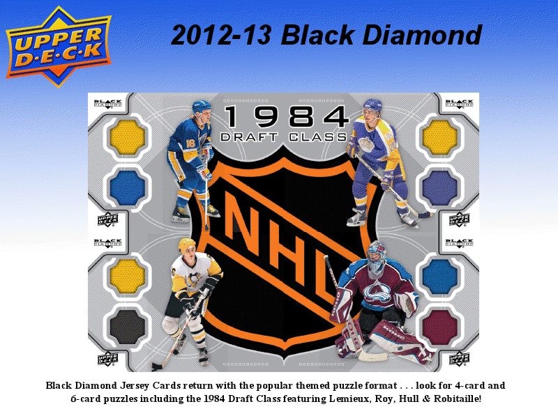 2012/13 Upper Deck Black Diamond Hockey Box