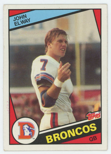 1984 Topps John Elway RC #63 VG/EX