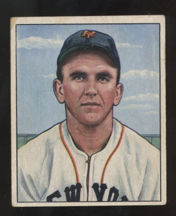 1950 Bowman Dave Koslo #65 VG (Crease)