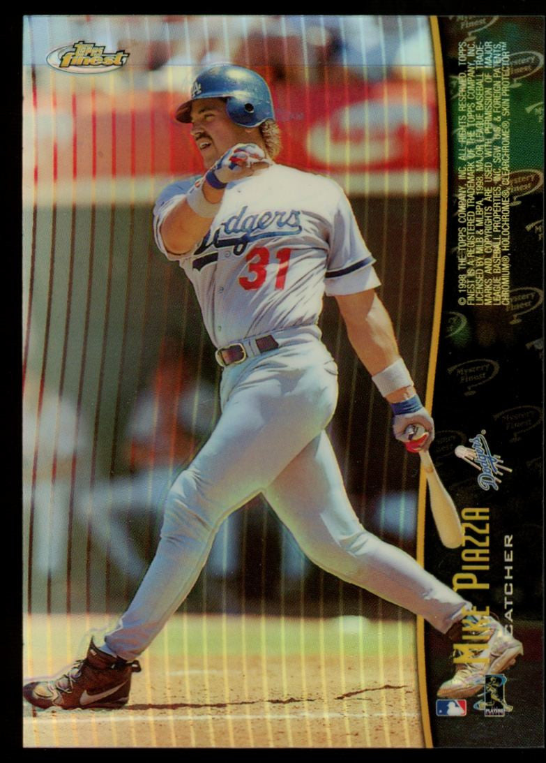 1998 Topps Mystery Finest Mike Piazza Frank Thomas Refractor #M2R