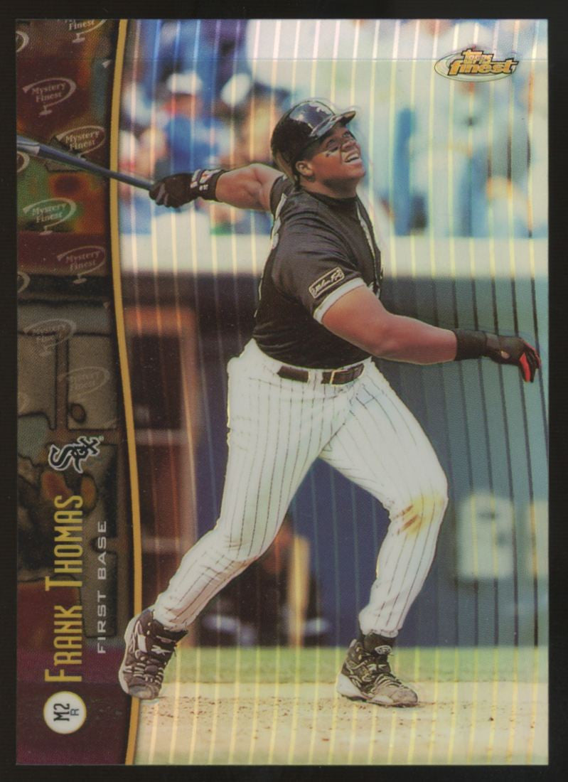 1998 Topps Mystery Finest Mike Piazza Frank Thomas Refractor #M2R