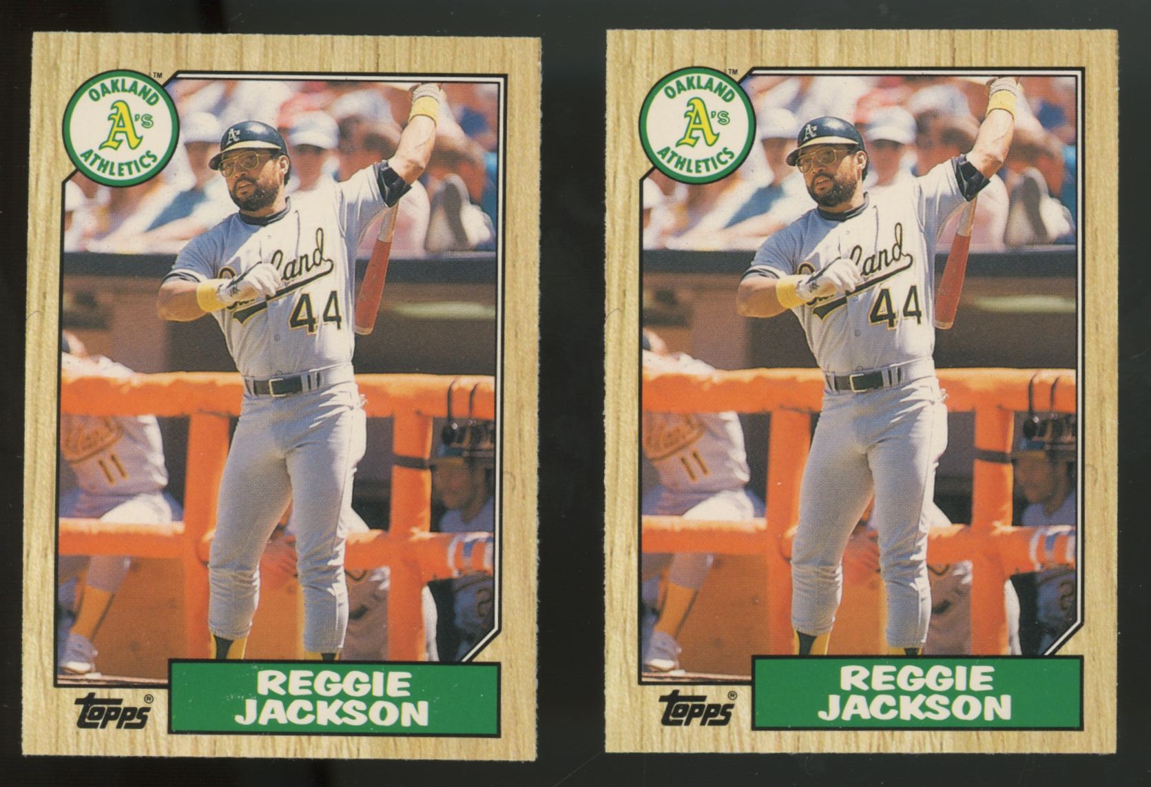 1987 Topps Traded Reggie Jackson #52T (Lot of 50)