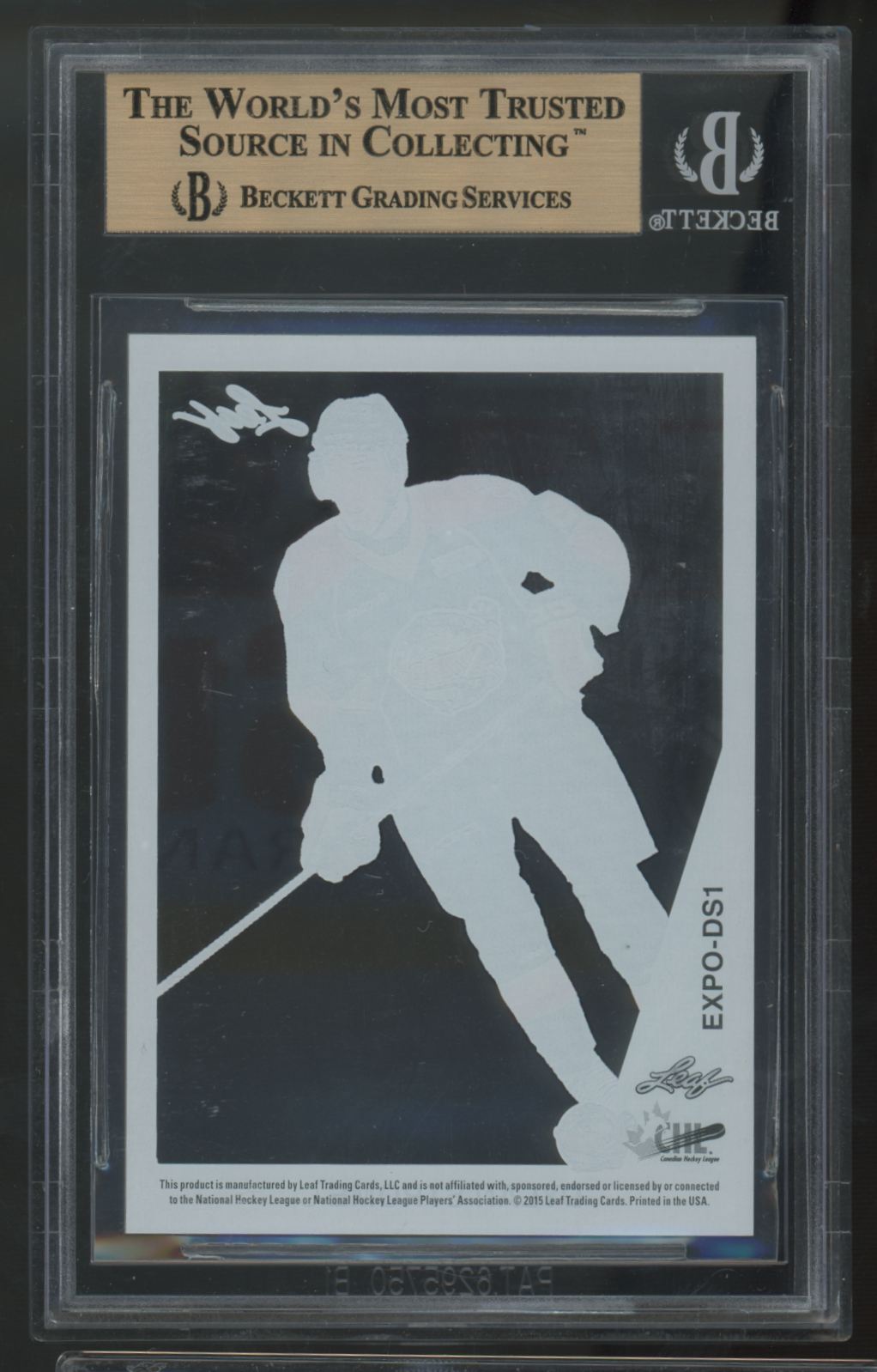 2014-15 Leaf Acetate Dylan Strome Spring Expo #EXPO-DS1 BGS 9.5