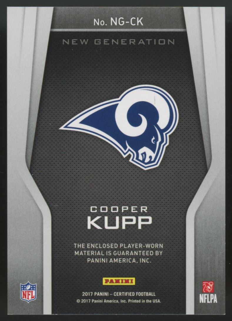 2017 Certified Cooper Kupp New Generation RC Patch Orange /399 #NG-CK