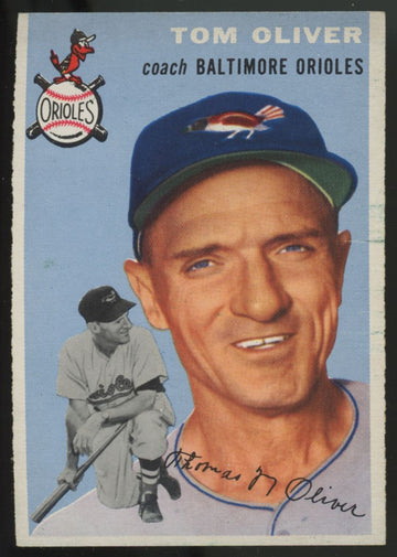 1954 Topps Tom Oliver #207 EX/MT
