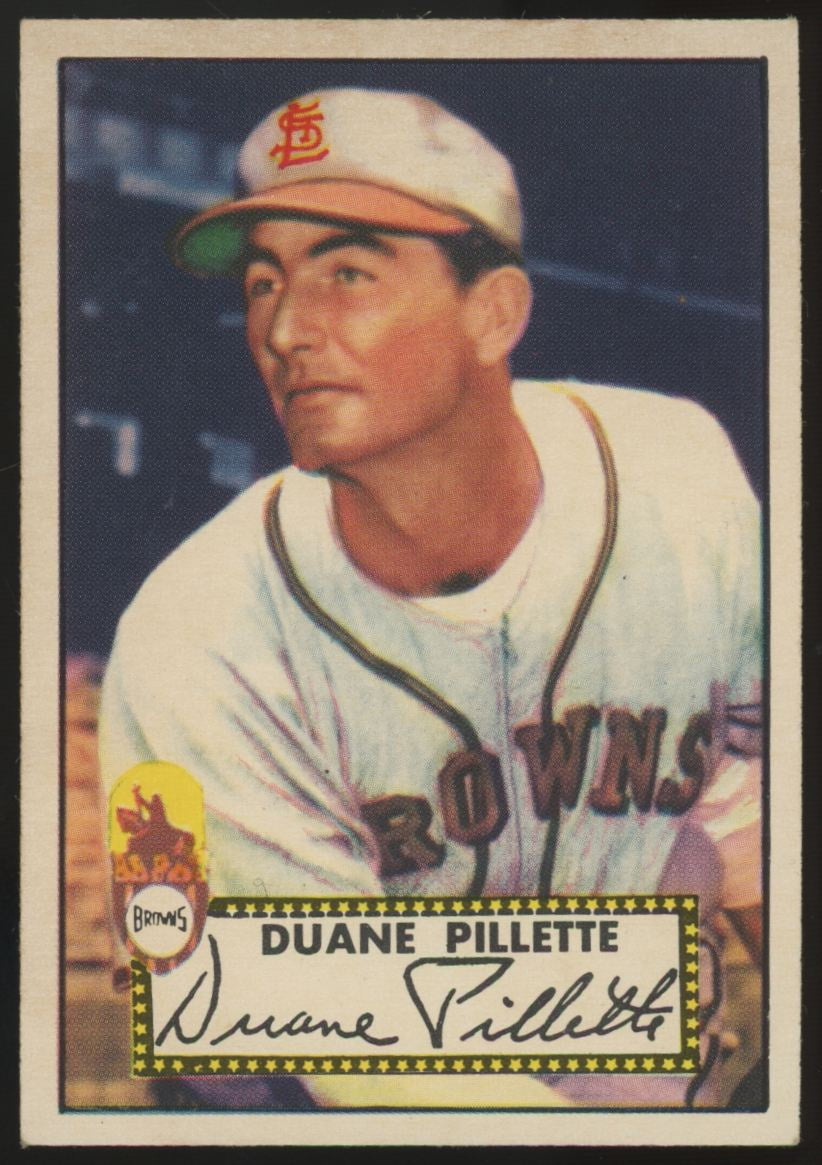 1952 Topps Duane Pillette #82 EX+