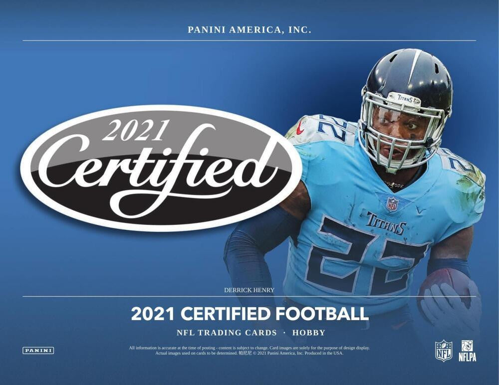 2021 Panini Certified Football Hobby Box