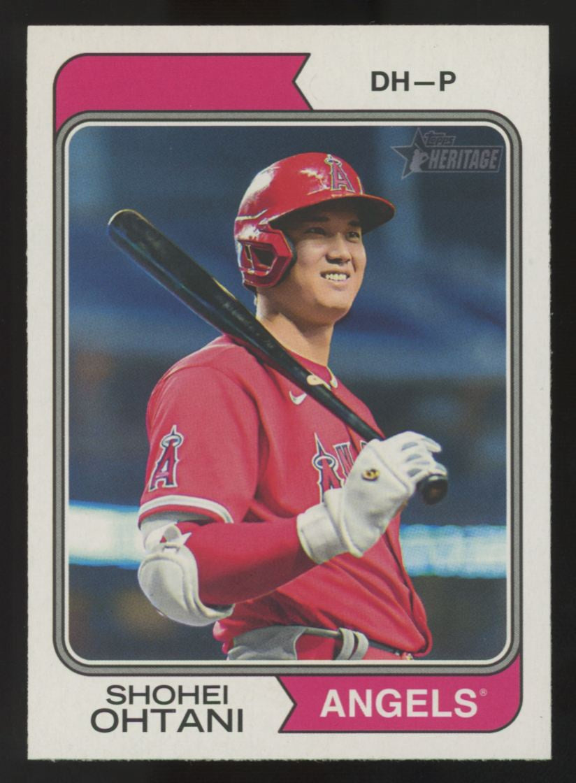 2023 Topps Heritage Shohei Ohtani Image Variation #20