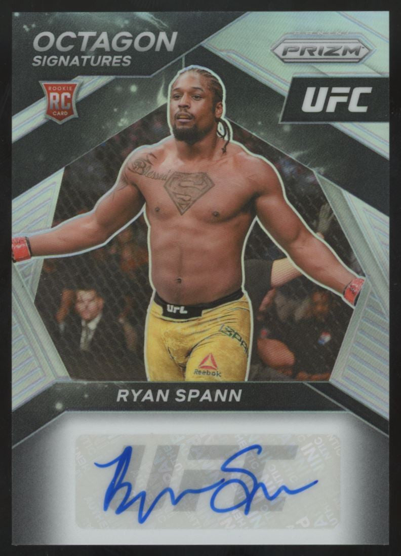 2021 Prizm UFC Ryan Spann Octagon Signatures RC Auto #OS-RSP