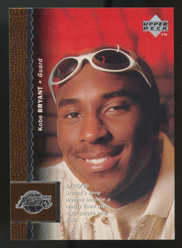 1996-97 Upper Deck Kobe Bryant RC #58 "A"