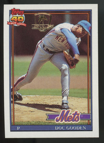 1991 Topps Desert Shield Doc Gooden #330