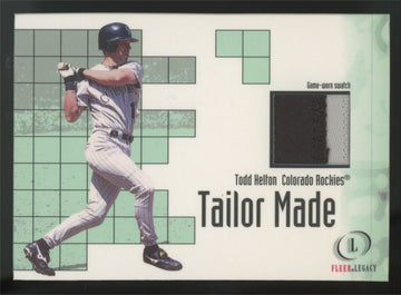 2001 Fleer Legacy Todd Helton Tailor Made Patch