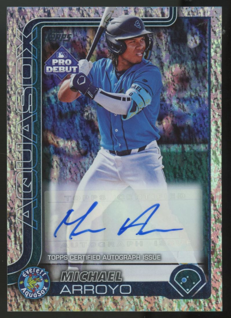 2025 Topps Pro Debut Michael Arroyo Sparkle Foil Auto /175 #PD-78