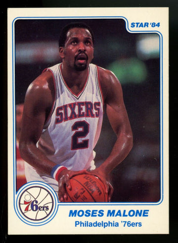 1983-84 Star Moses Malone #7 NM
