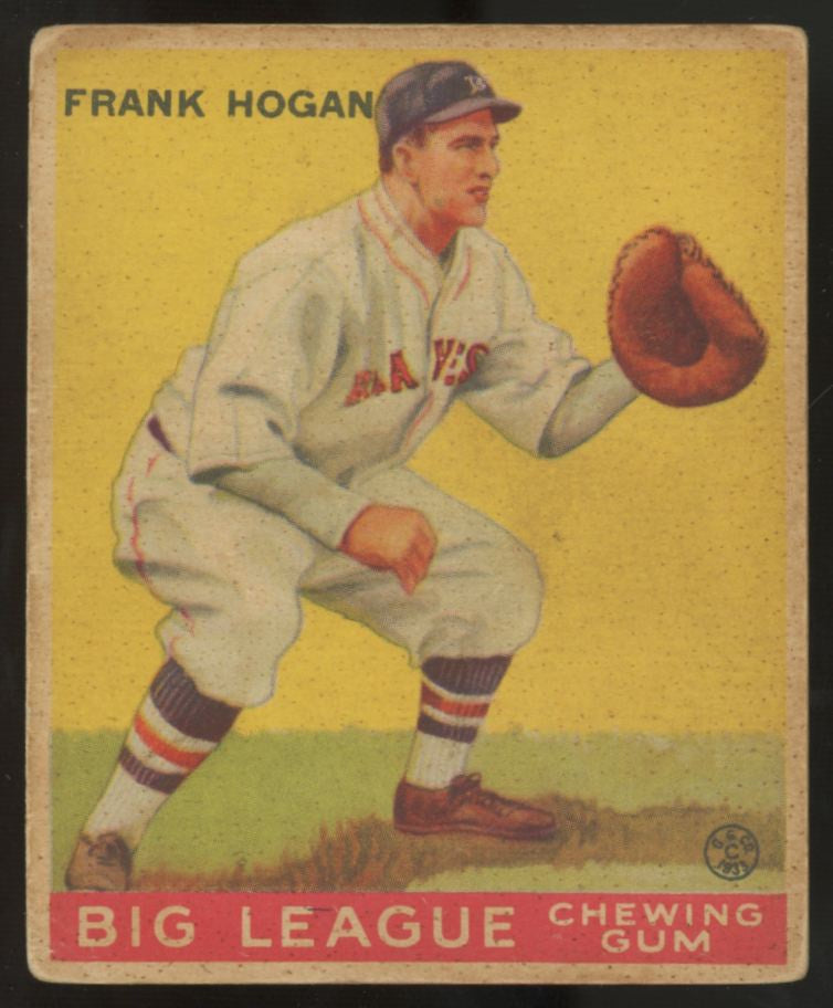 1933 Goudey Frank Hogan #30 Good