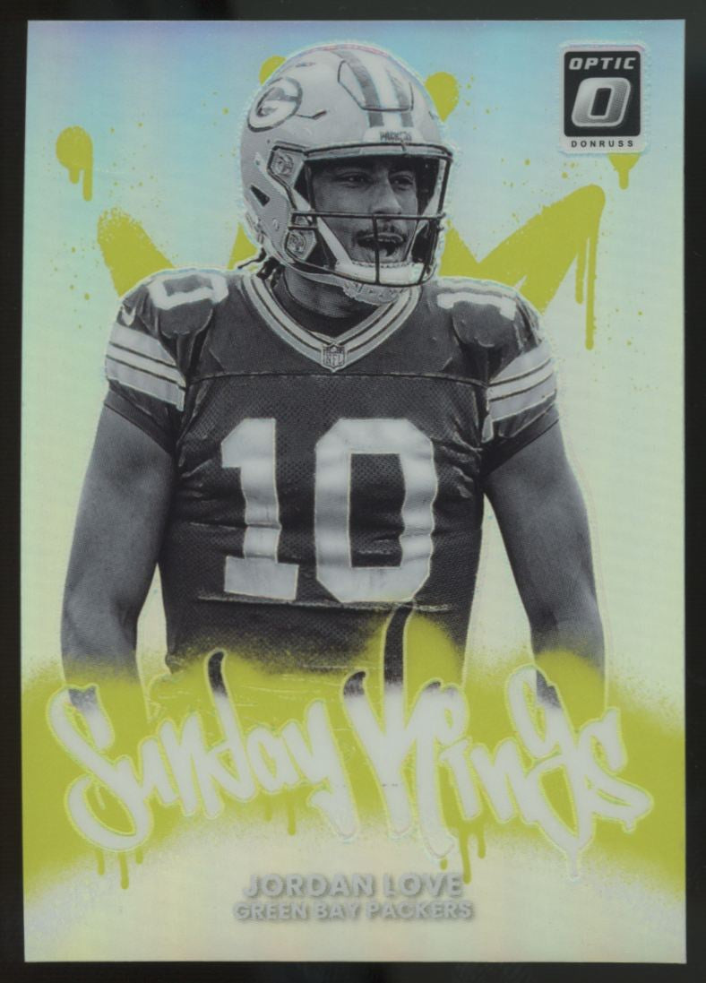 2025 Panini Donruss Optic Jordan Love Sunday Kings SSP #6