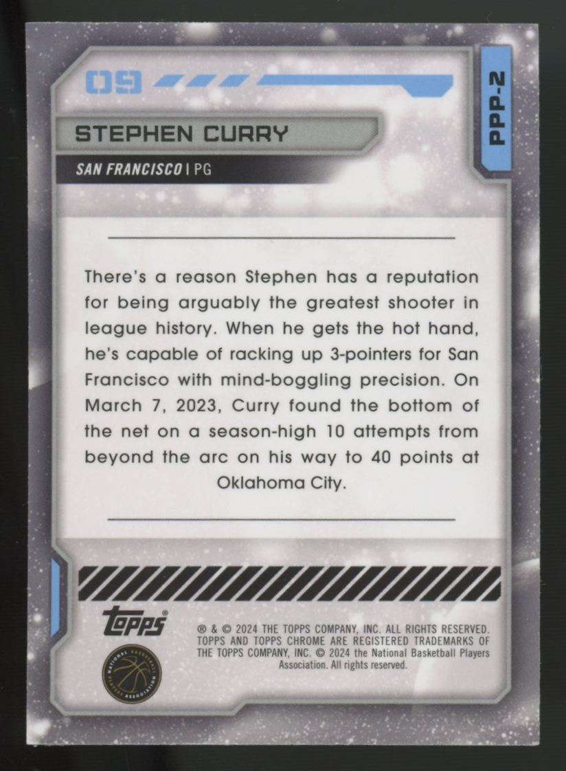 2023-24 Topps Chrome Cosmic Stephen Curry Planetary Pursuit Pluto SSP #PPP-2