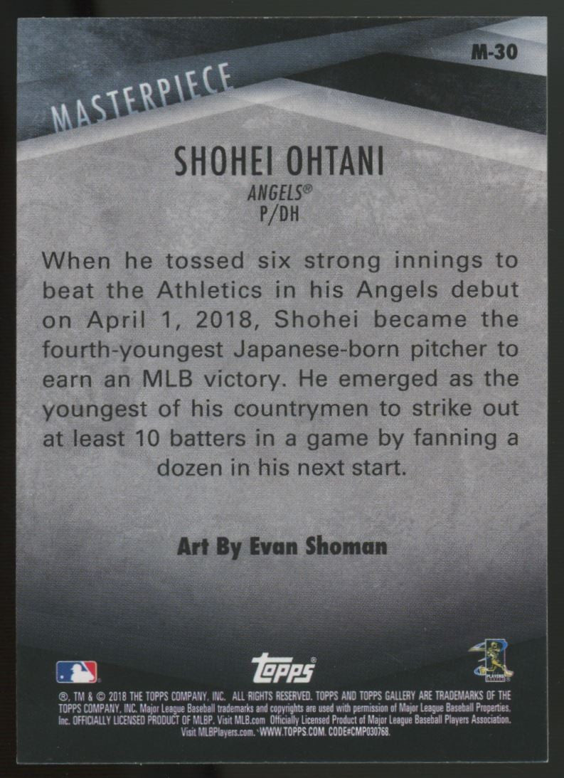 2018 Topps Gallery Baseball Masterpiece Near Complete Set 24/30 Ohtani Acuna