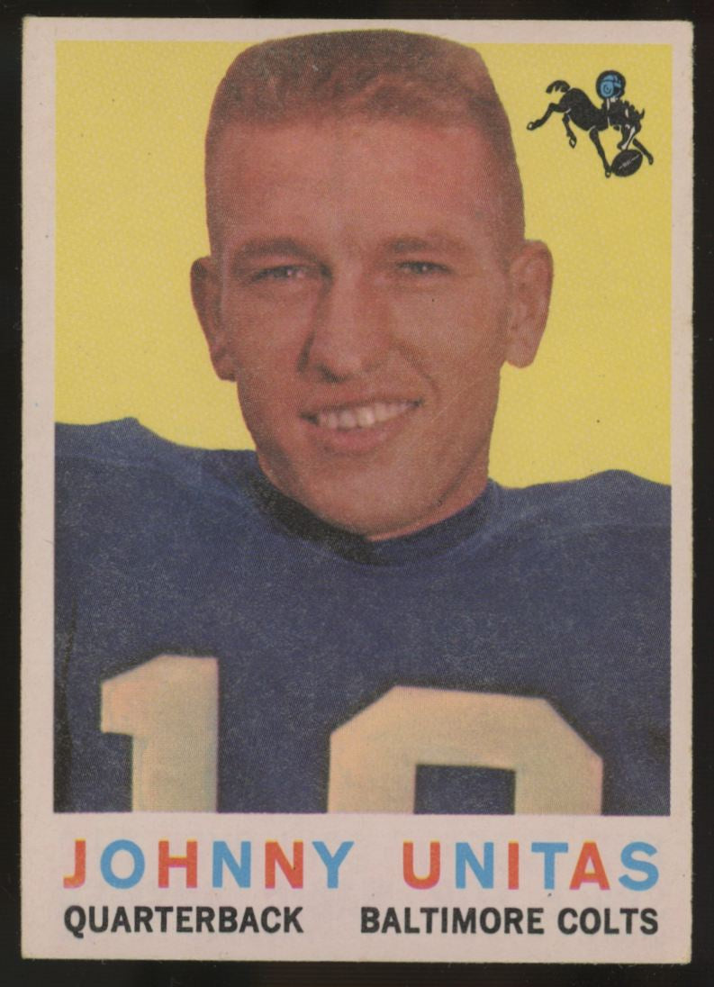 1959 Topps Johnny Unitas #1 VG-EX