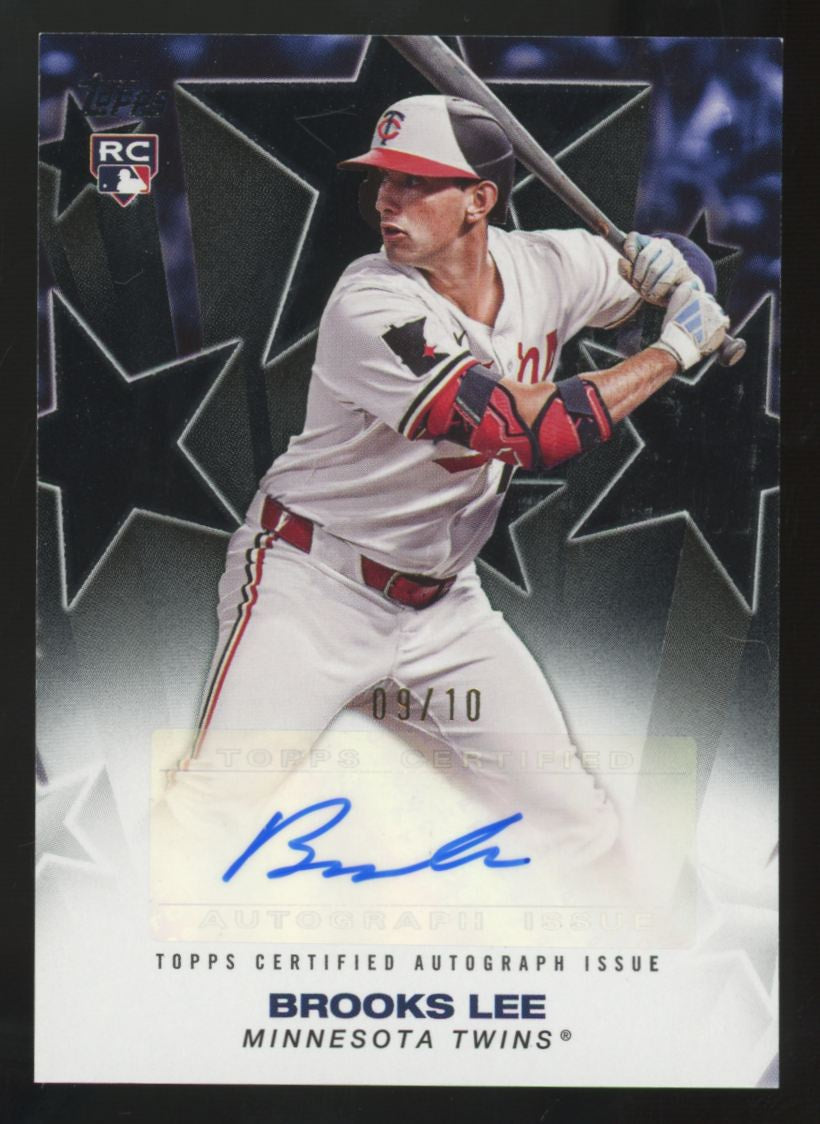 2025 Topps Series Two Brooks Lee RC Black Baseball Stars Auto /10 #BSA2-BL