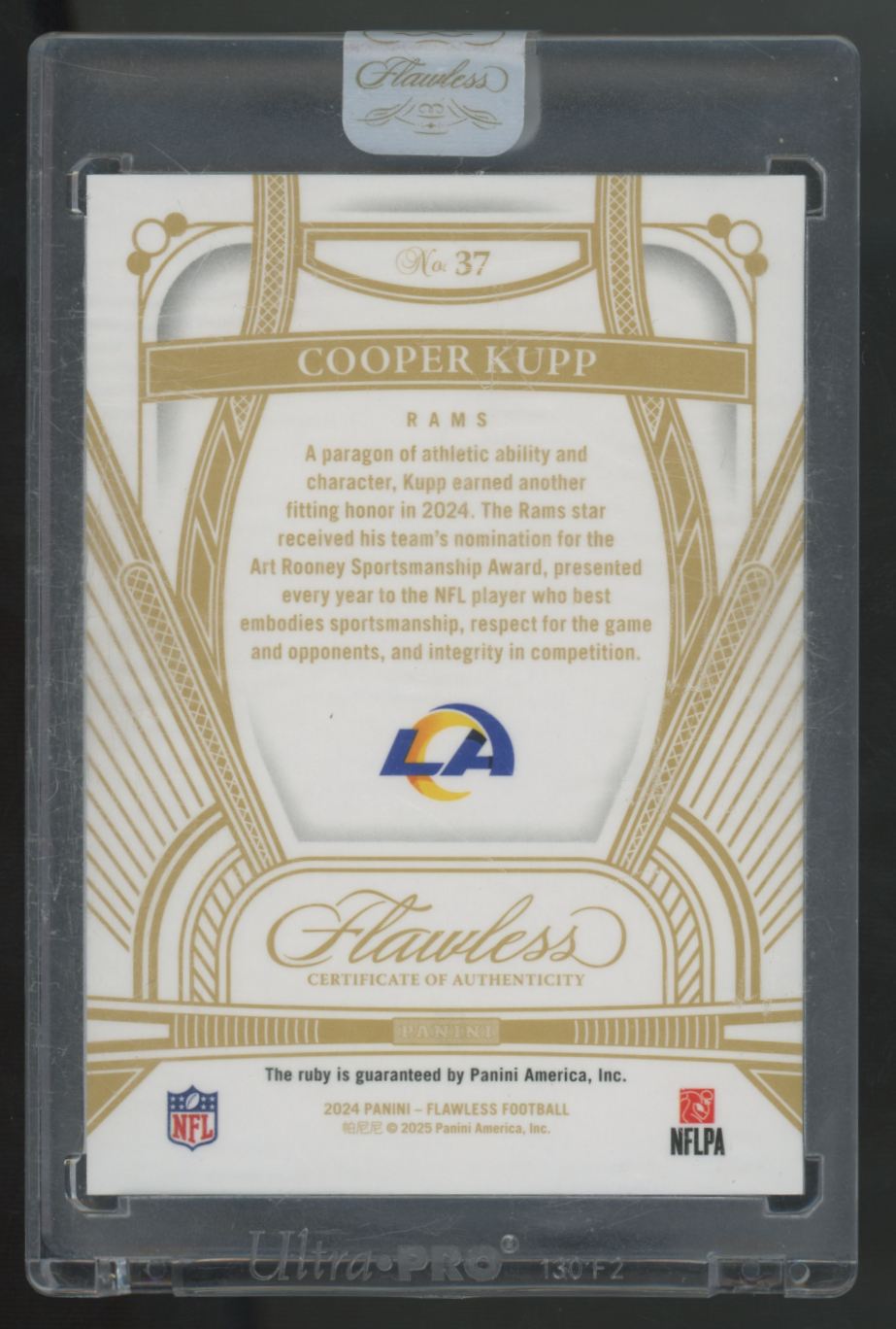 2024 Panini Flawless Cooper Kupp Ruby /20 #37