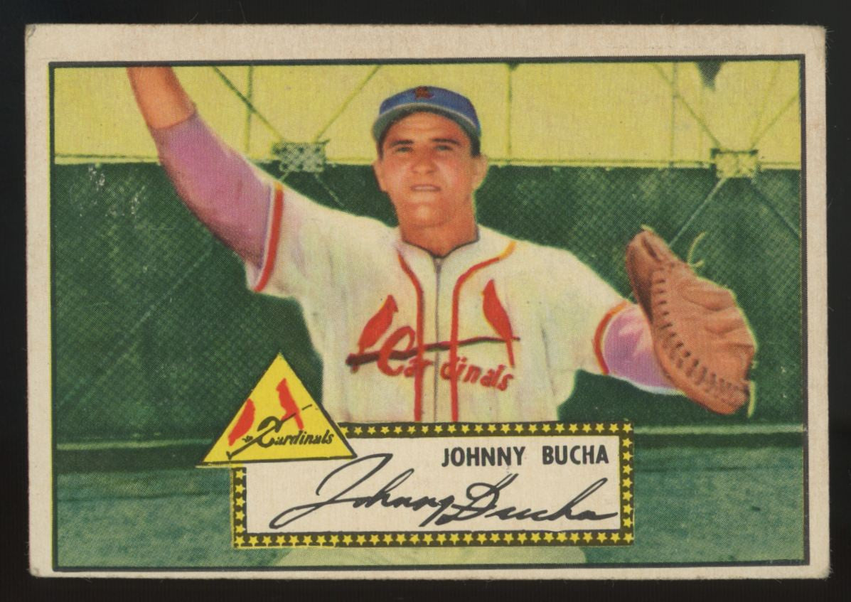 1952 Topps Johnny Bucha RC #19 Good