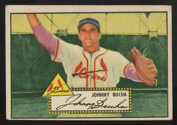 1952 Topps Johnny Bucha RC #19 Good
