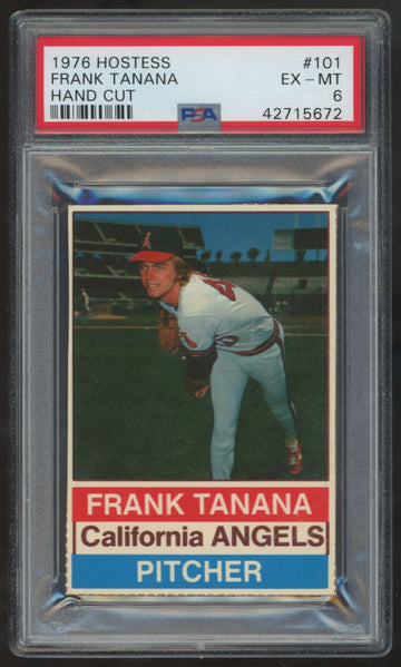 1976 Hostess Frank Tanana #101 PSA 6