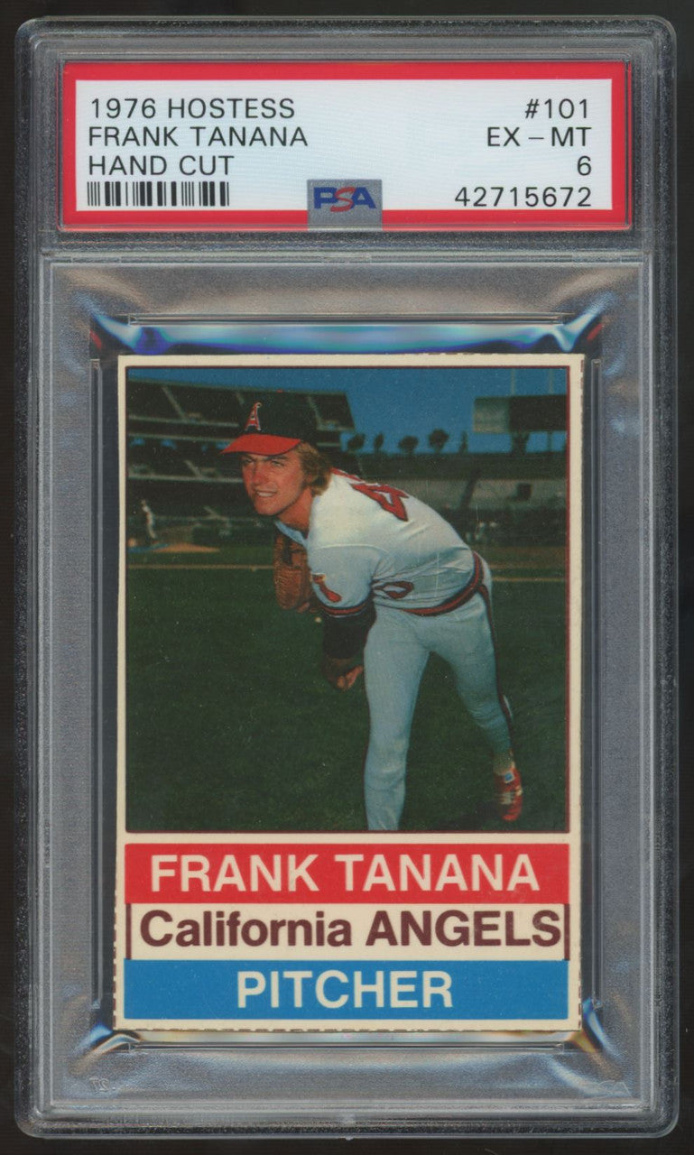 1976 Hostess Frank Tanana #101 PSA 6