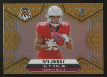 2024 Panini Mosaic Trey Benson RC Debut Honeycomb SSP #277