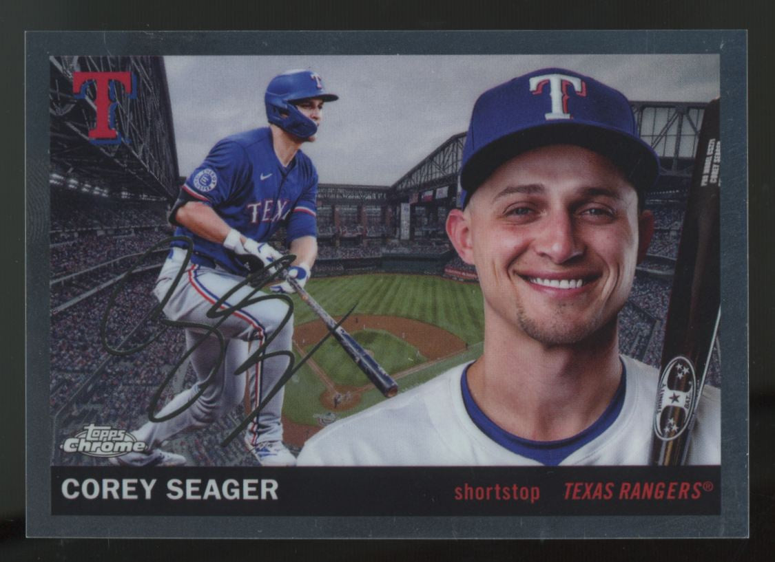 2025 Topps Chrome Platinum Corey Seager City Variation #55CV-76