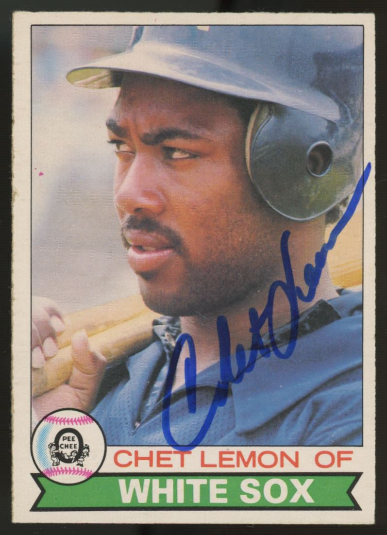 1979 O-Pee-Chee Chet Lemon #169 Signed Auto JSA