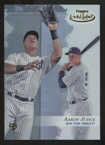 2017 Topps Gold Label Aaron Judge RC Class 1 #86 "A"