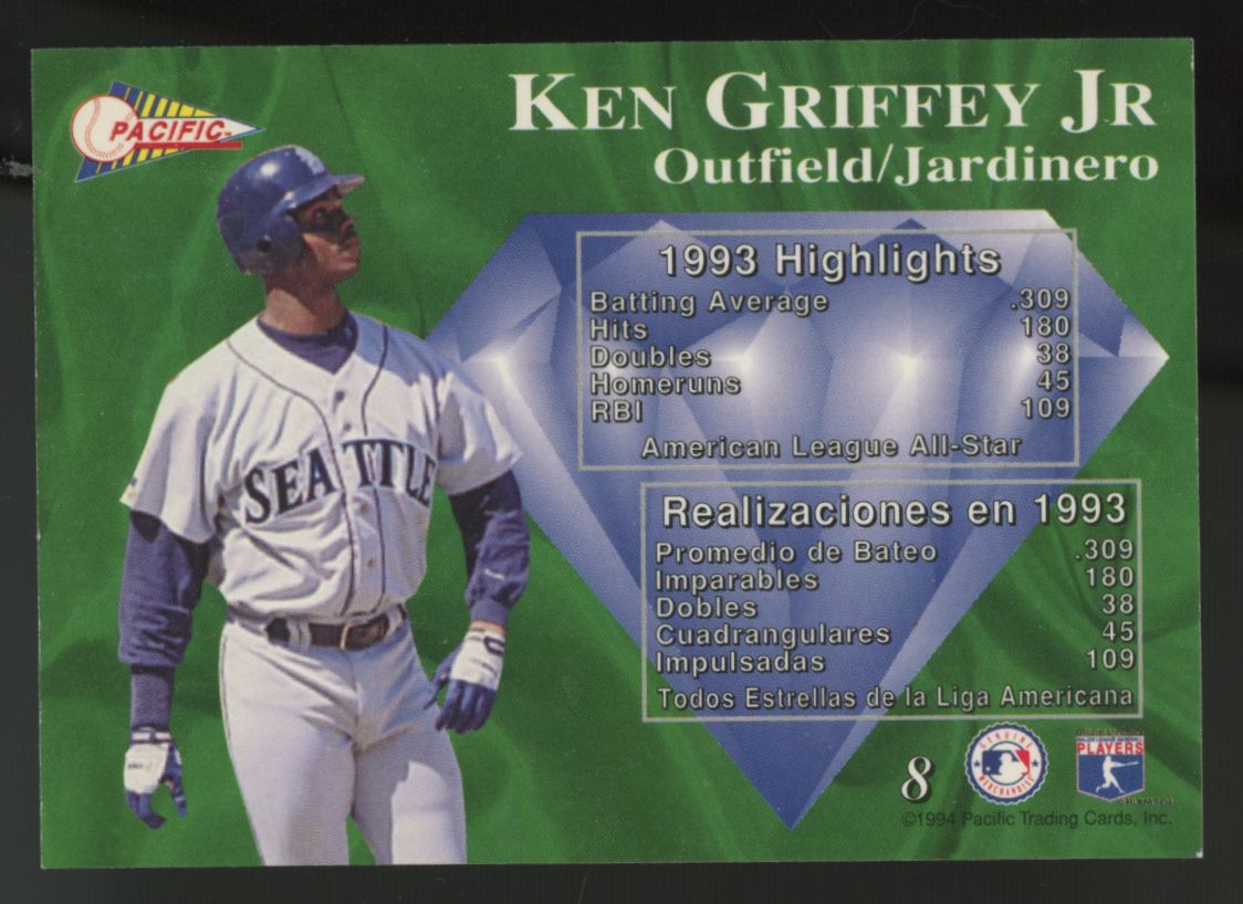 1994 Pacific Crown Ken Griffey Jr. Silver Circular #8