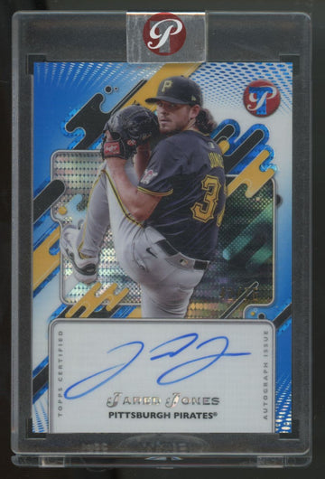 2025 Topps Pristine Jared Jones Blue Refractor Auto /75 #PP-JJO