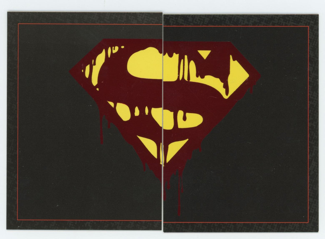 1992 SkyBox Doomsday Death Of Superman Bleeding Insert Set NM