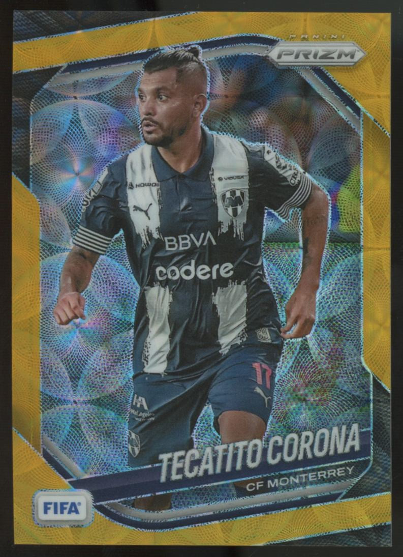 2025-26 Panini Prizm FIFA Tecatito Corona Gold Scope /10 #136