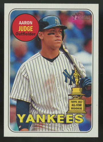 2018 Topps Heritage Aaron Judge #25 "A"