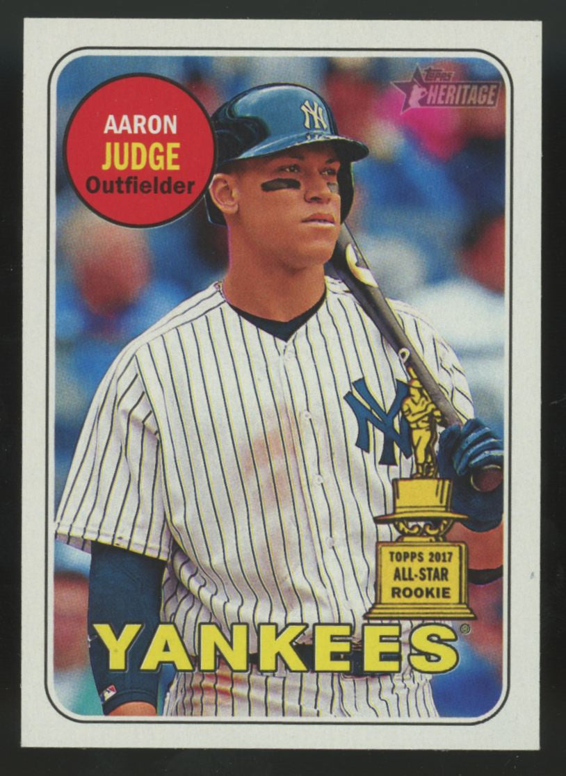 2018 Topps Heritage Aaron Judge #25 "A"