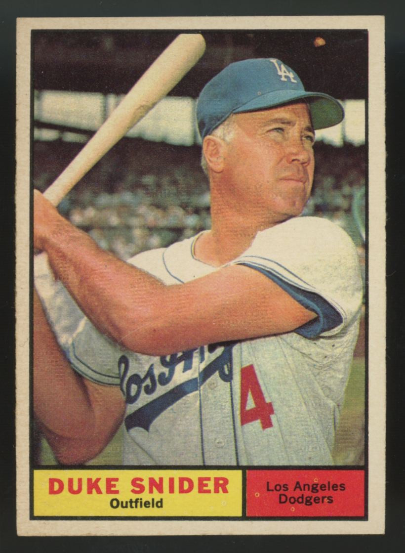 1961 Topps Duke Snider #443 EX/MT "A"