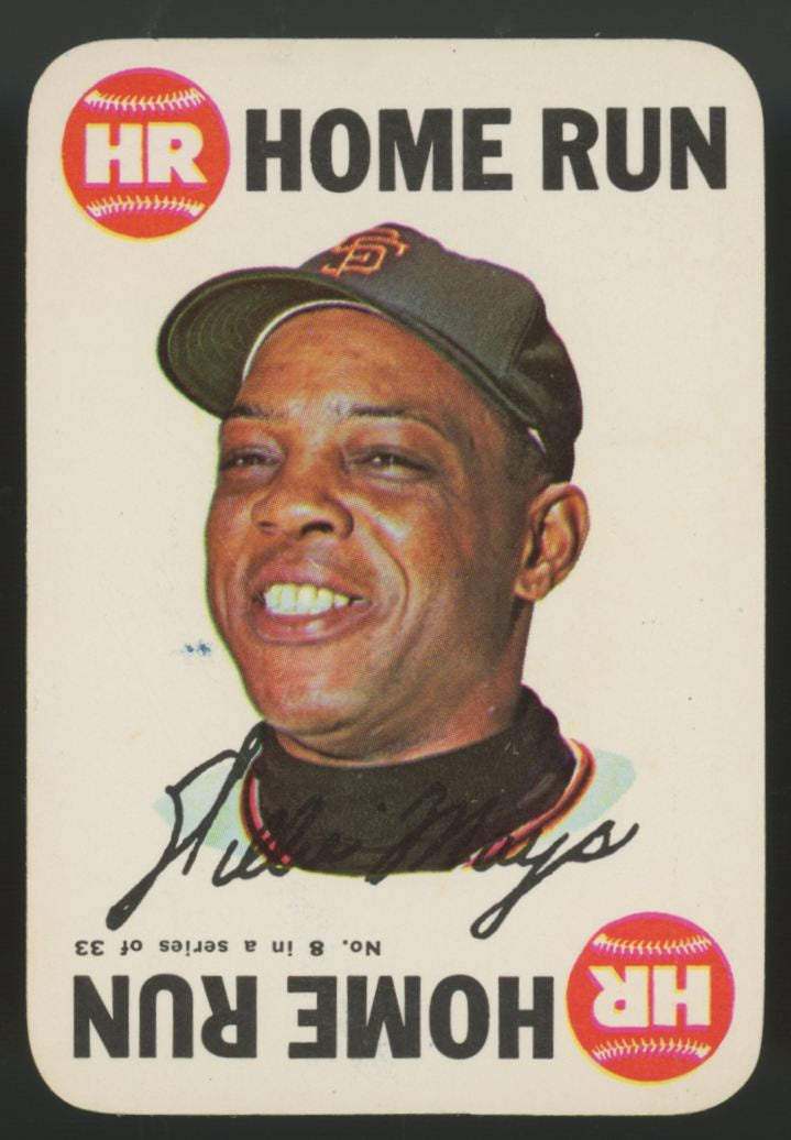1968 Topps Game Willie Mays #8 EX