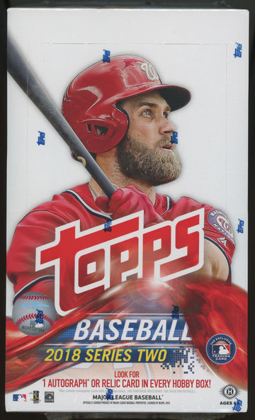 2018 Topps Baseball Series 2 Hobby Box Factory Sealed