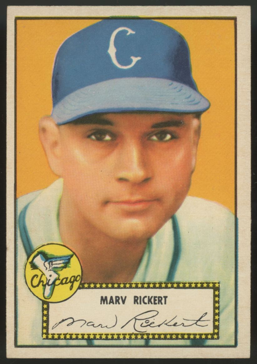 1952 Topps Marv Rickert #50 EX