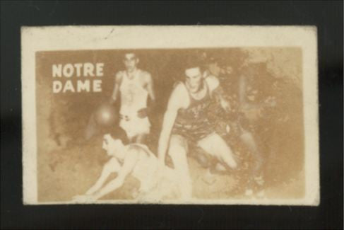 1948 Topps Magic Notre Dame Basketball Thrills #3 VG