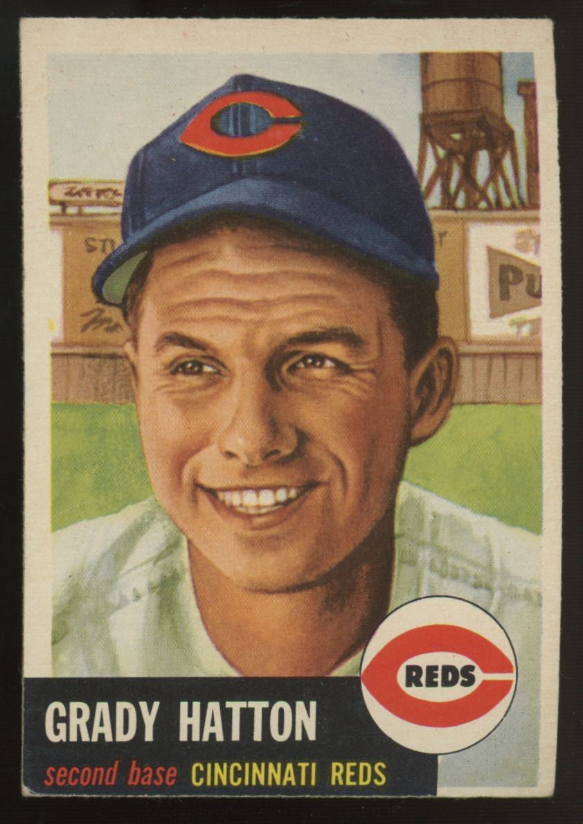1953 Topps Grady Hatton #45 VG/EX