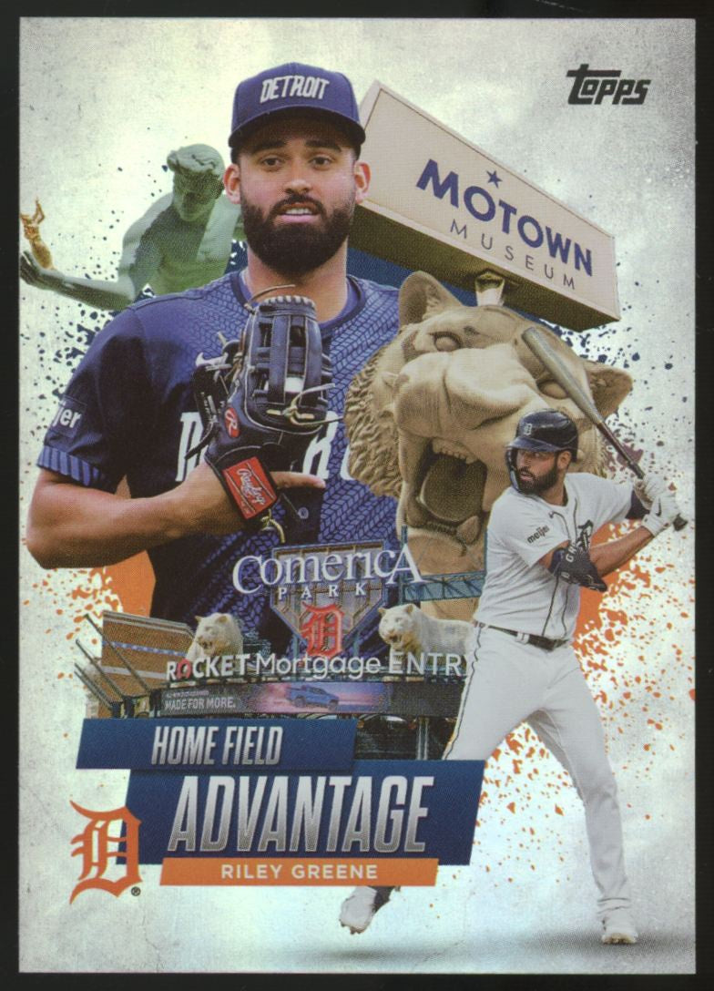 2025 Topps Series One Riley Greene Home Field Advantage #HA-19
